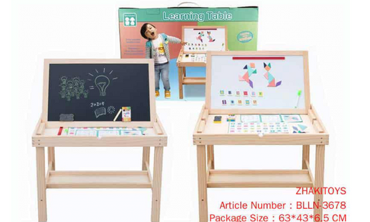 ხის ორმხრივი მაგნიტური დაფა/ მაგიდა